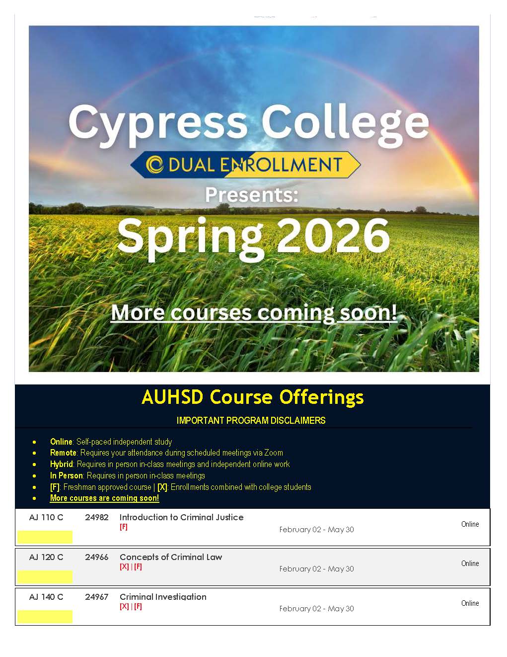 Course Flyer